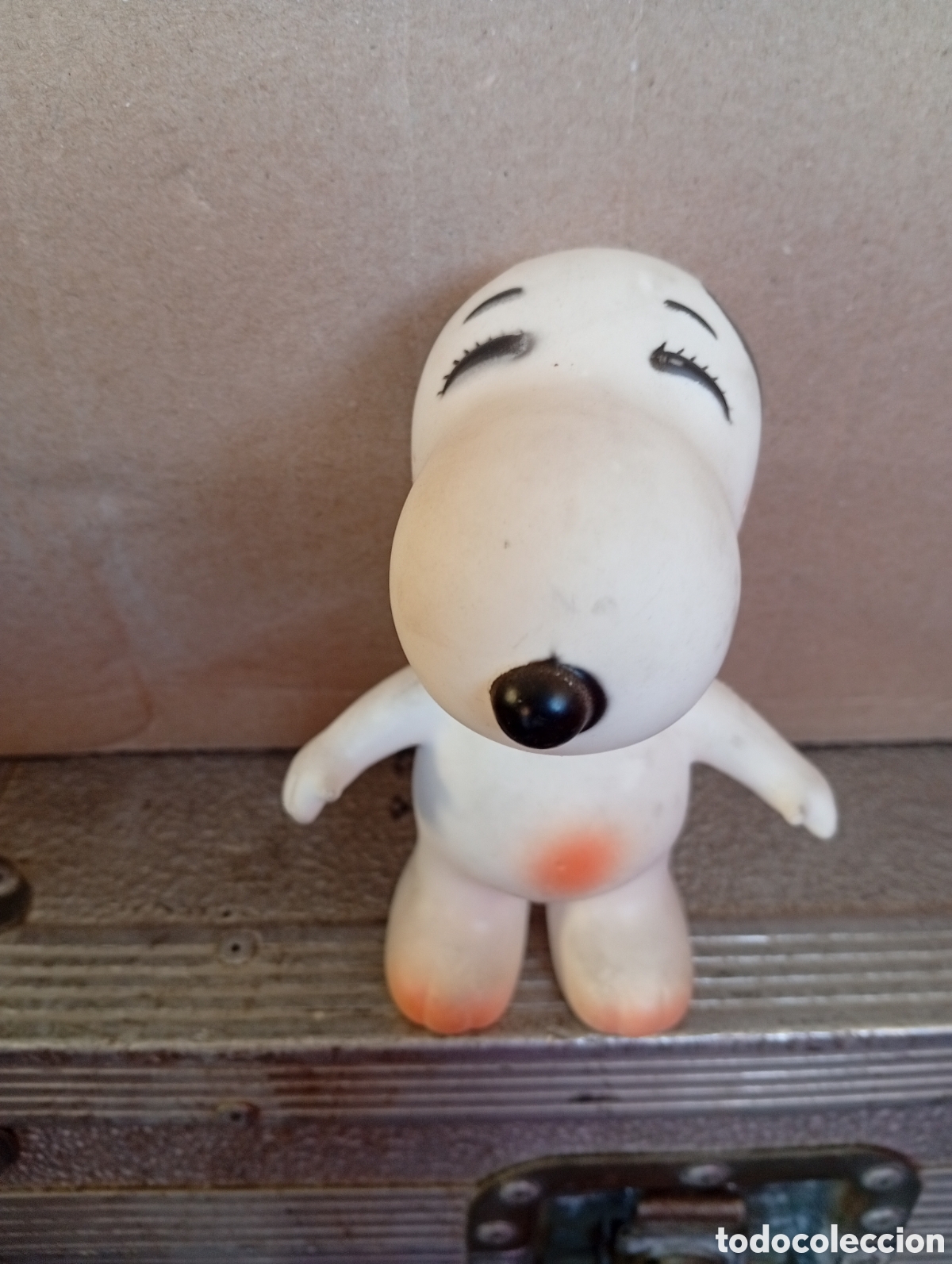 Figuras de Goma y PVC: Mu&ntilde;eco antiguo pito Snoopy