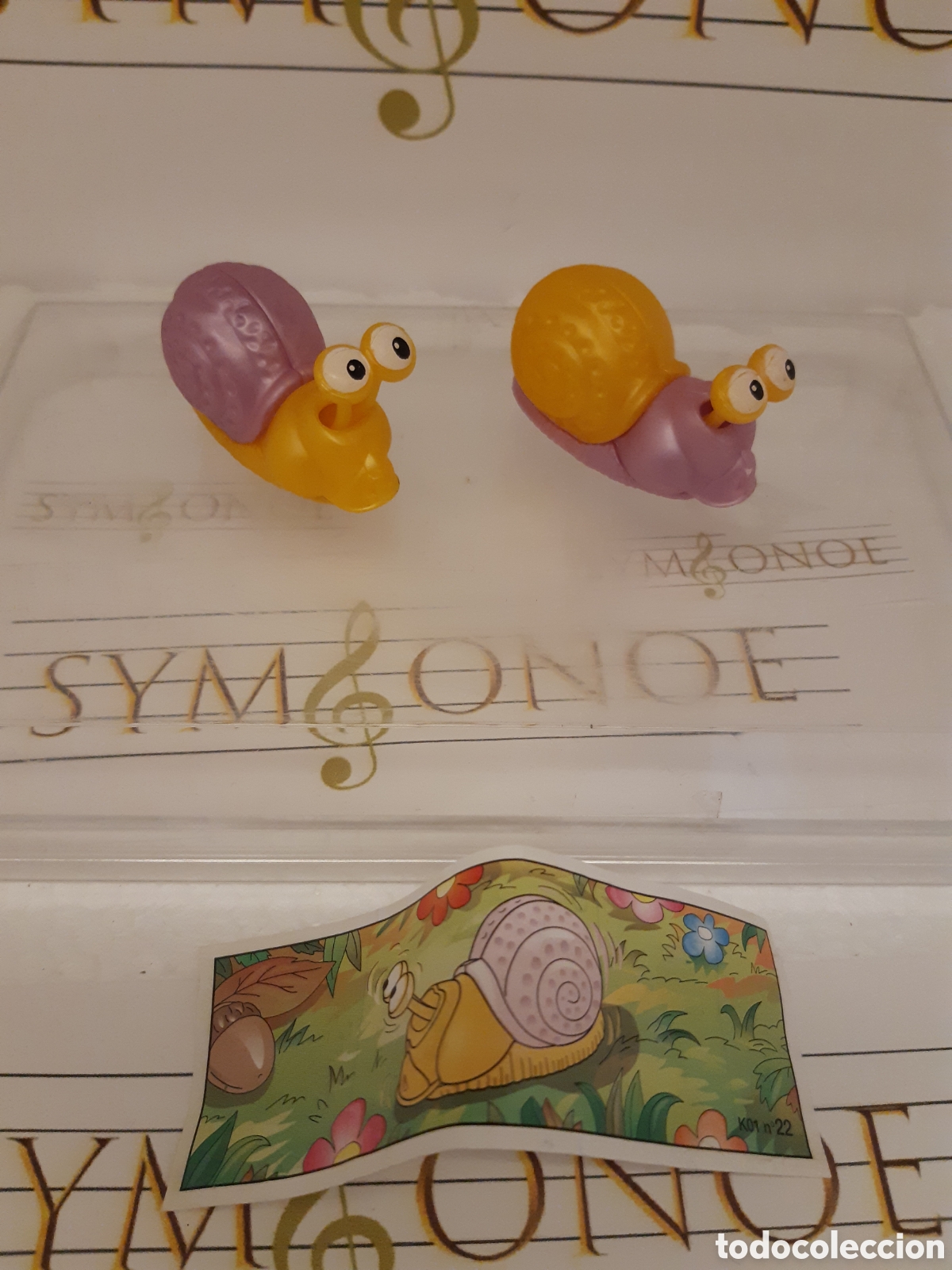 Figure di Gomma e PVC: Caracol dos variantes kinder Sorpresa