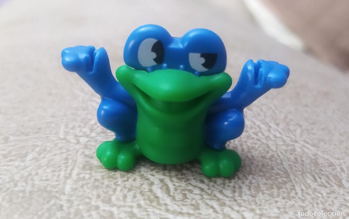 Figuras de Goma Kinder: RANA KINDER FIGURA SORPRESA