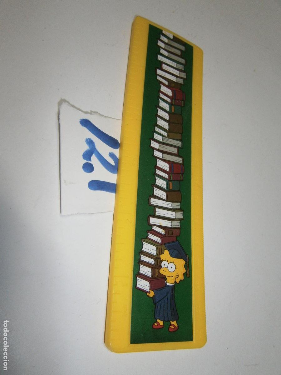 Figuras de Goma y PVC: FIGURA DE GOMA O PVC - REGLA INFANTIL LOS SIMPSON
