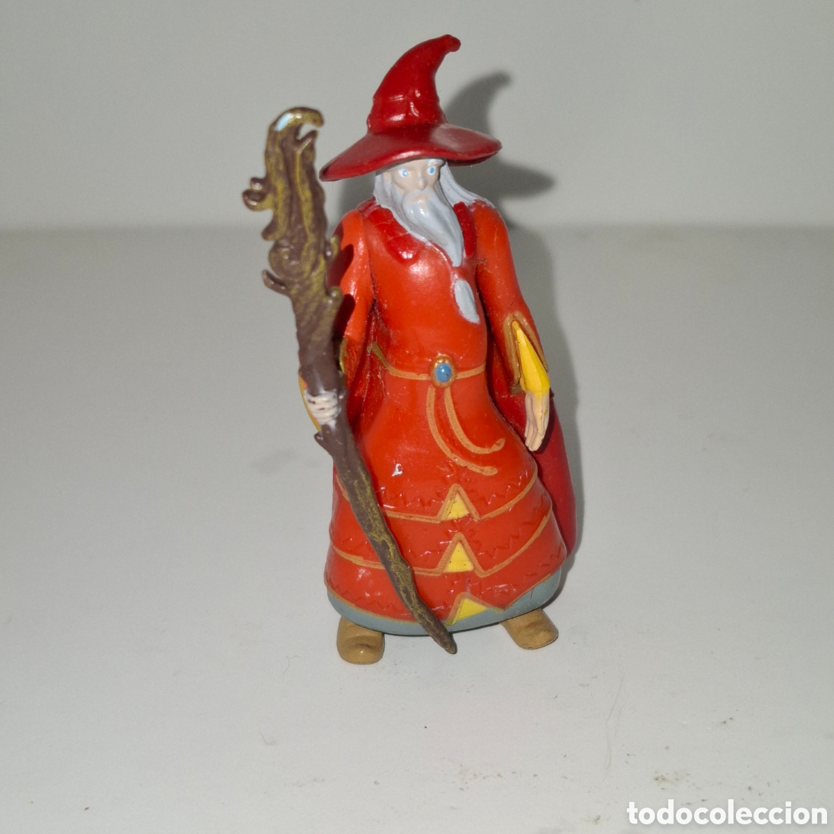 Figuras de Goma y PVC: FIGURA DE PVC MAGO WIZARD A&Ntilde;OS 90