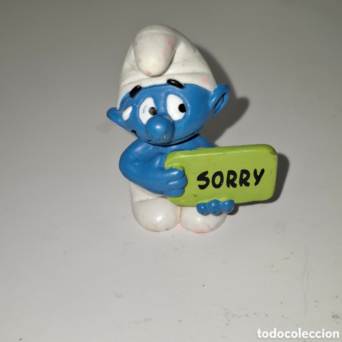 Figuras de Goma y PVC: FIGURA DE PVC MADE IN GERMANY SCHLEICH PEYO PITUFO SORRY SMURFS