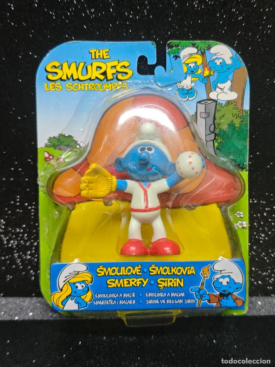 Figuras de Goma y PVC: BLISTER FIGURA ARTICULADA LOS PITUFOS SMURFS
