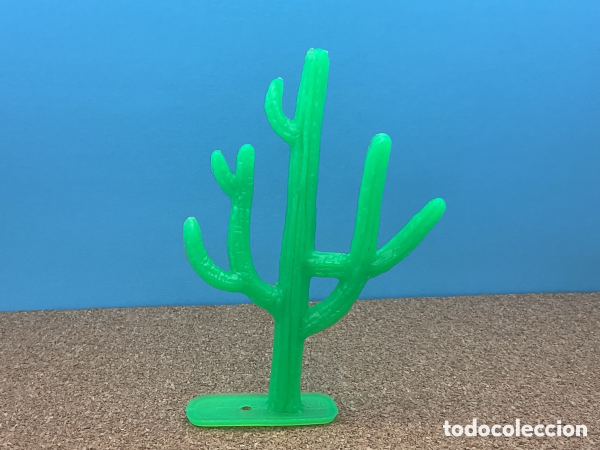 Figuras de Goma y PVC: ANTIGUA FIGURA DEL OESTE EN PLASTICO. CACTUS DE COMANSI