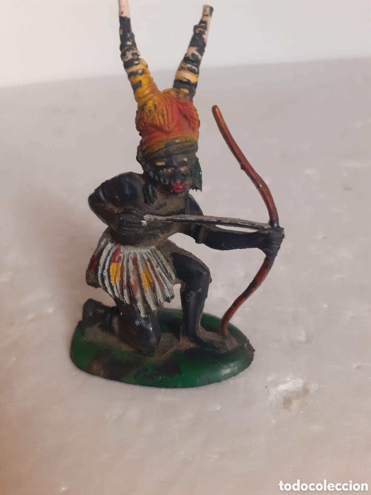 Figuras de Goma y PVC: FIGURA NEGRO SERIE KAKUANA GOMA PECH,REAMSA,JECSAN