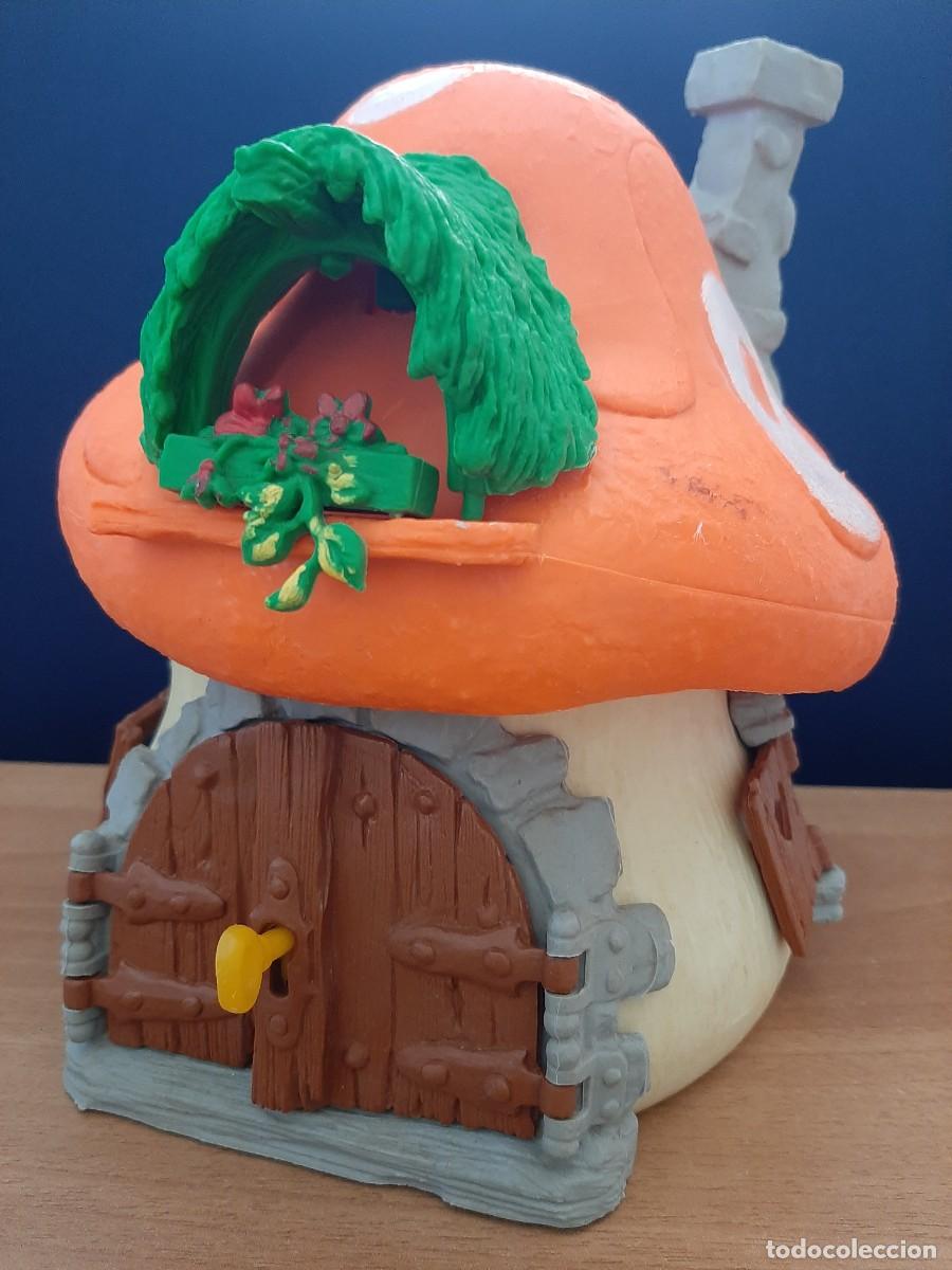Figuras de Goma y PVC: CASA SETA DE LOS PITUFOS - SCHLEICH
