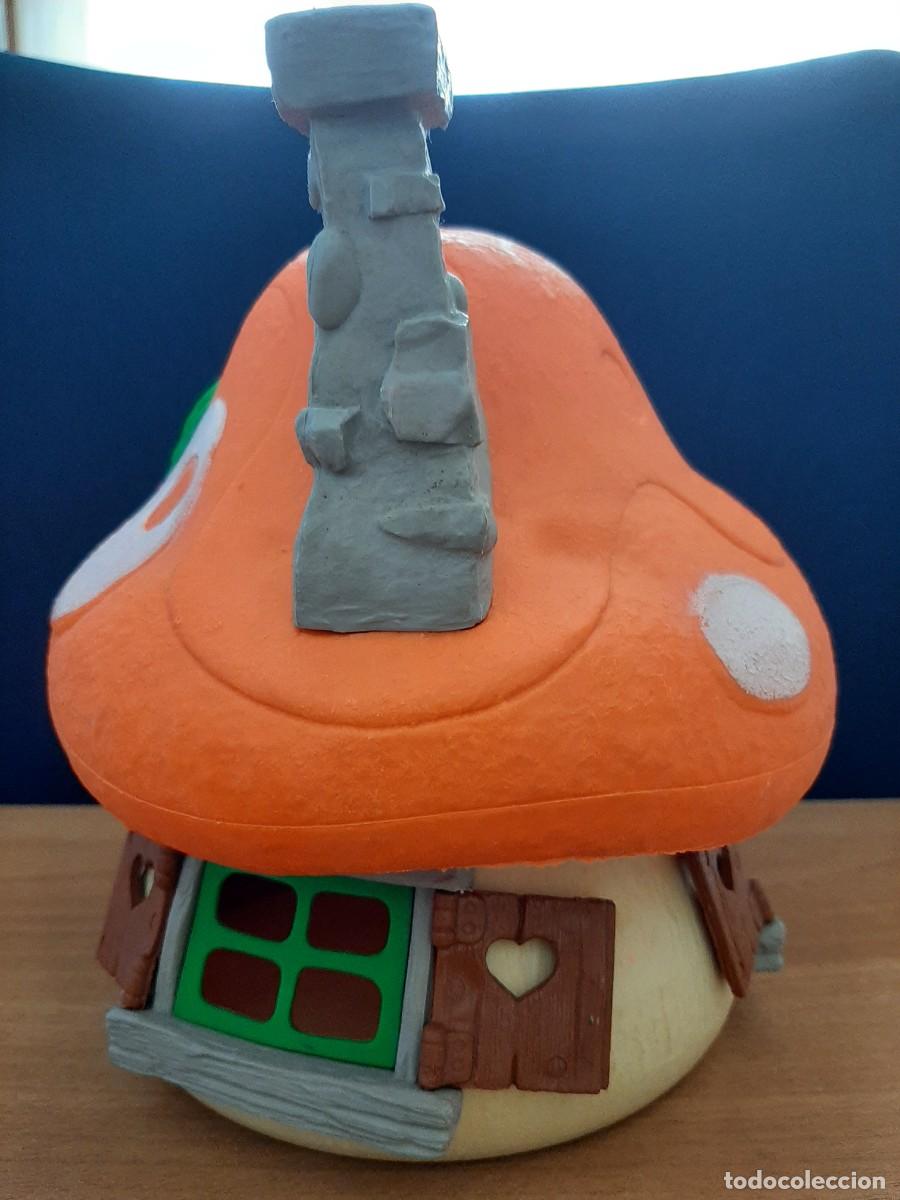Figuras de goma y PVC: CASA SETA DE LOS PITUFOS - SCHLEICH - Foto 3