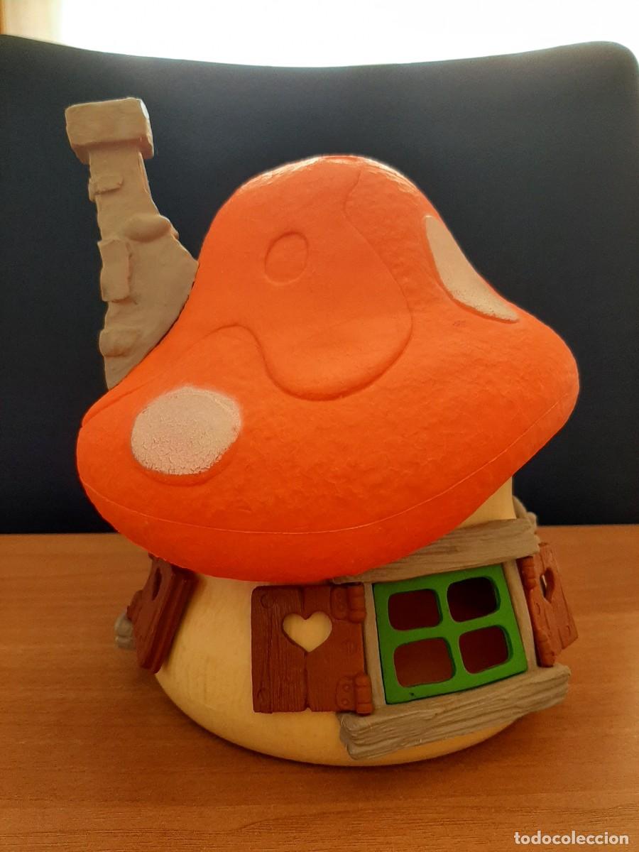 Figuras de goma y PVC: CASA SETA DE LOS PITUFOS - SCHLEICH - Foto 4