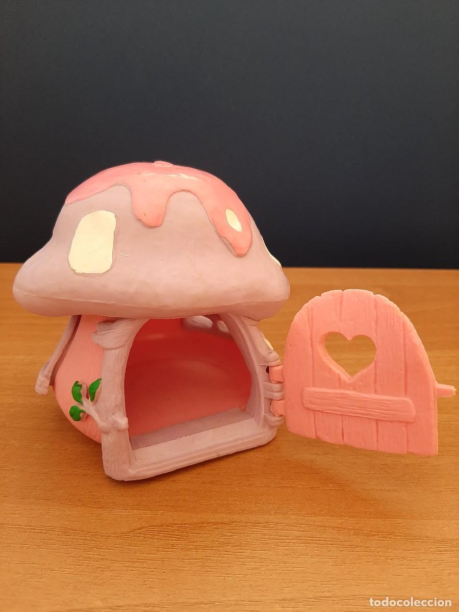 Figuras de goma y PVC: CASA SETA DE LA PITUFINA - PITUFOS - SCHLEICH - Foto 7