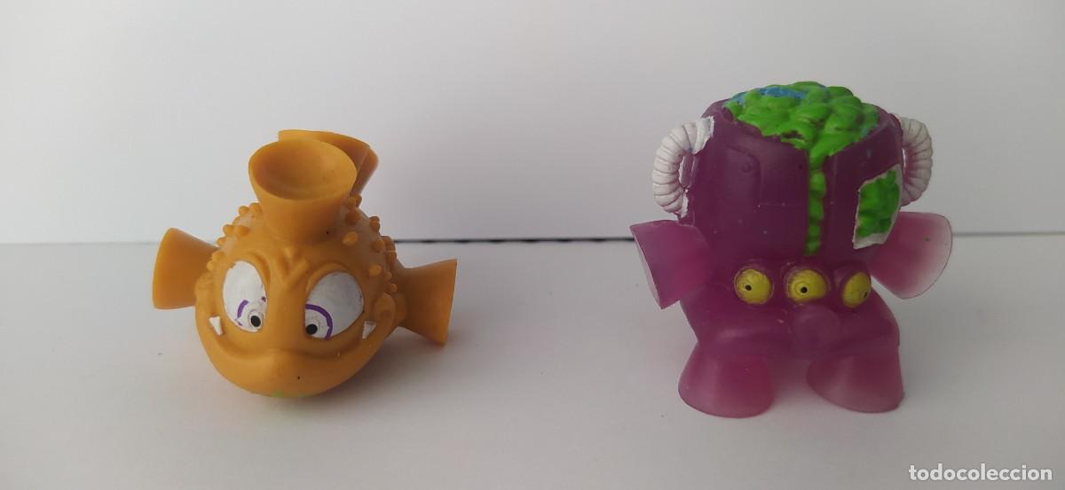 Figuras de Goma y PVC: LOTE DE 2 MU&Ntilde;ECOS GOMA MUTANTS POLLUTANTS