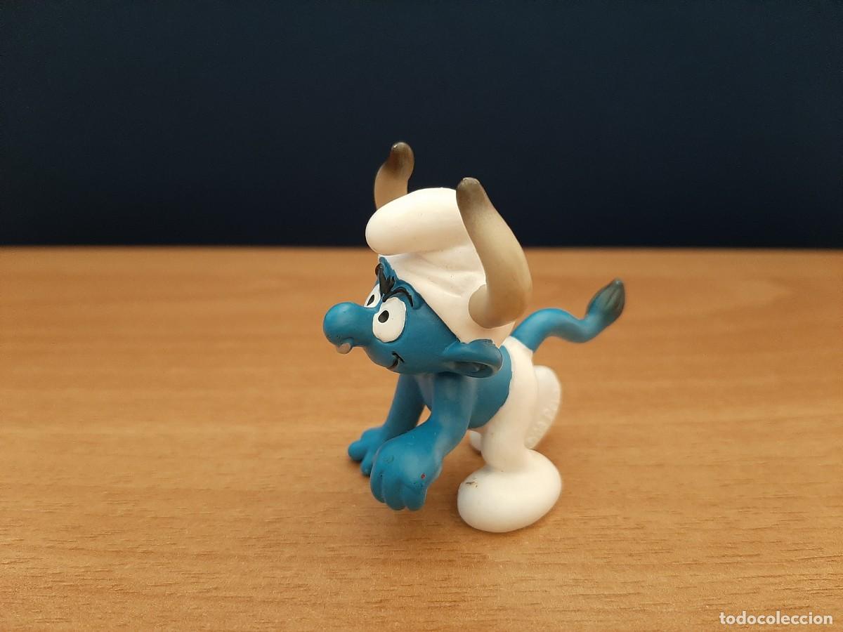 Figuras de goma y PVC: PITUFO CON CUERNOS Y COLA - SCHLEICH - Foto 2