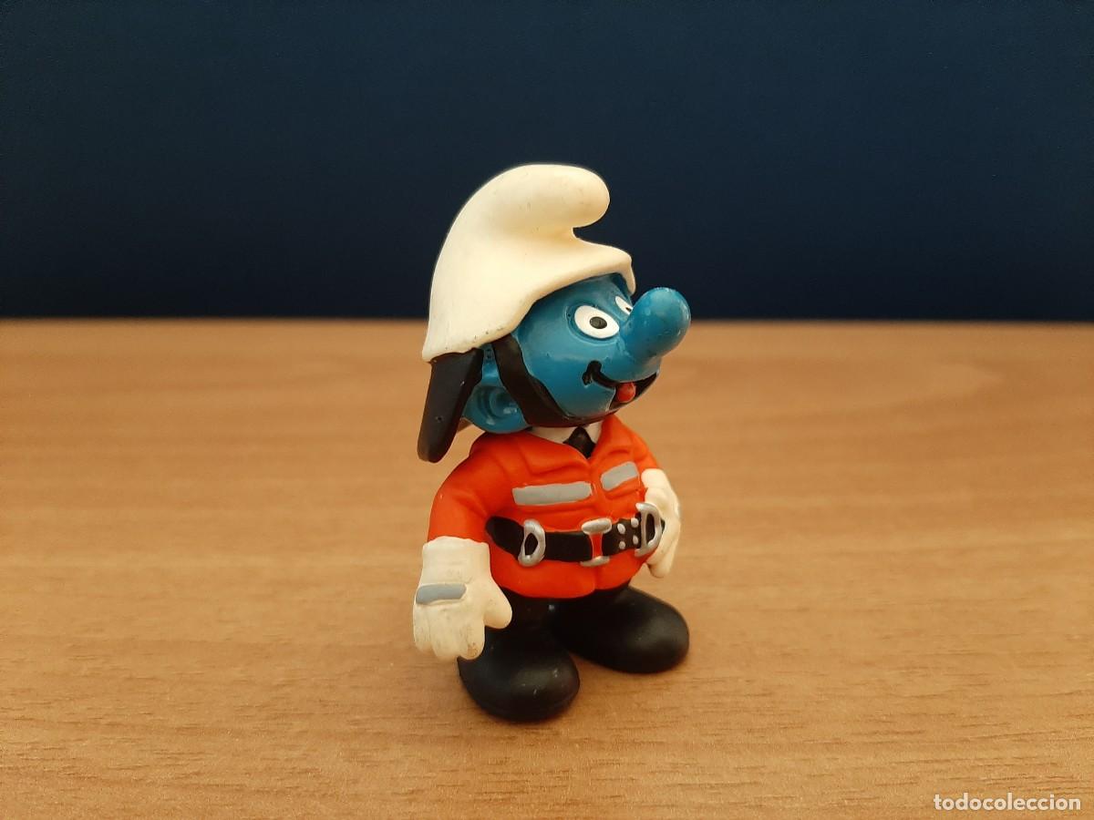 Figuras de Goma y PVC: PITUFO BOMBERO - SCHLEICH