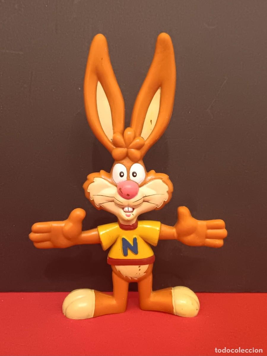 Figuras de Goma y PVC: FIGURA DE GOMA PVC MASCOTA CONEJO PROMOCION NESQUIK
