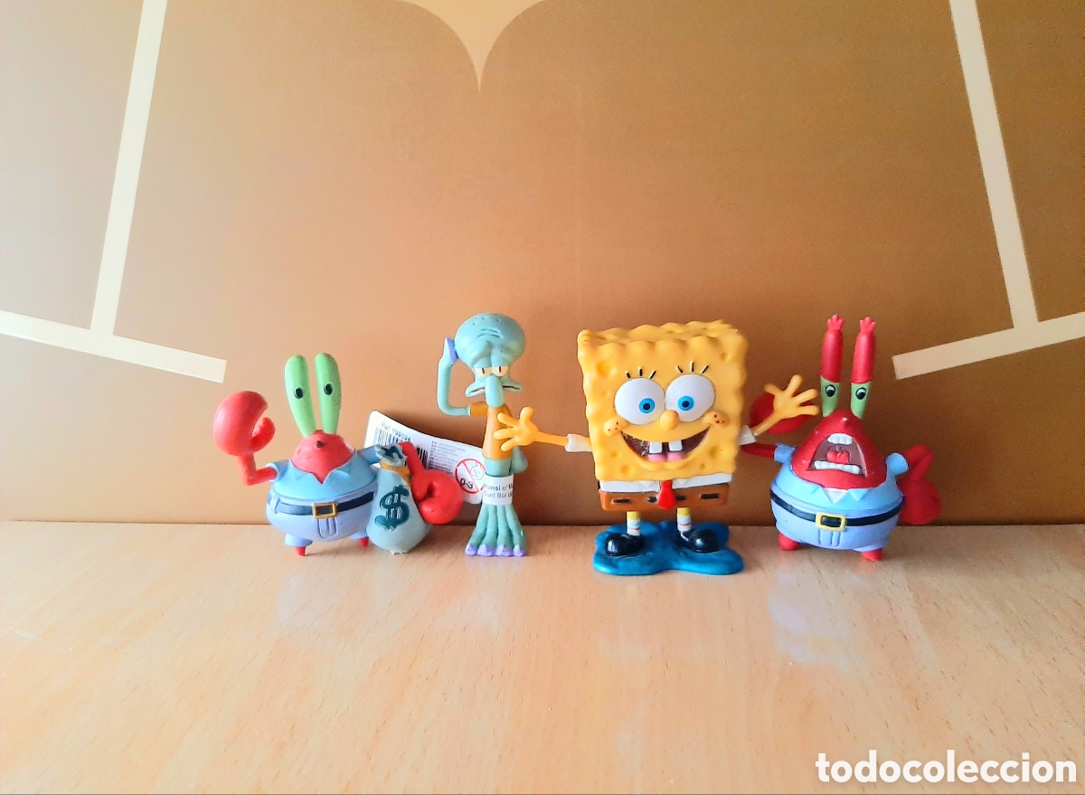 Figuras de Borracha e PVC: Figuras lote Bob Esponja
