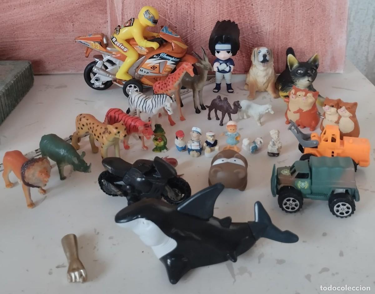 Figuras de Goma y PVC: Lote de peque&ntilde;os juguetes son los de la foto