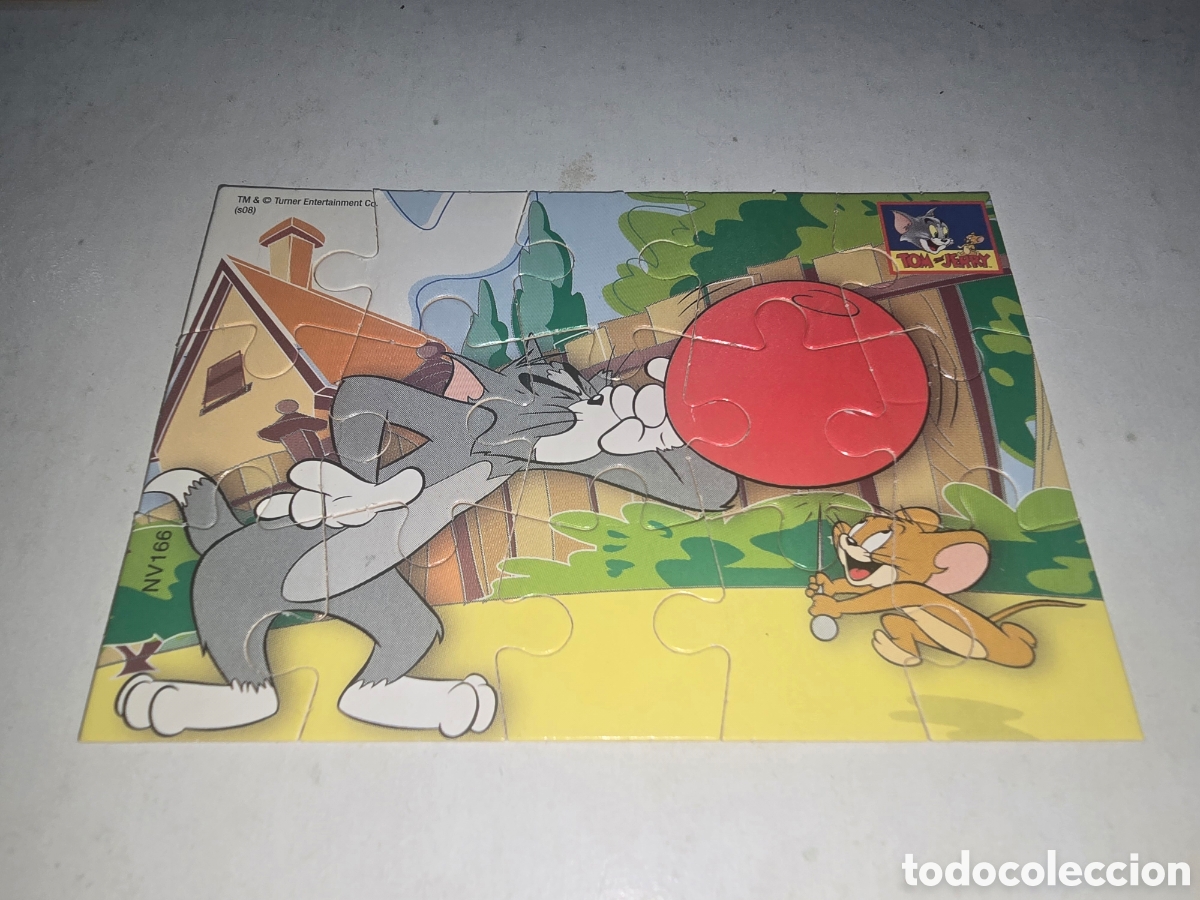 Figuras de Goma Kinder: Puzle kinder Ferrero antigua puzzle Tom y Jerry NV166 mu&ntilde;eco colecci&oacute;n premium