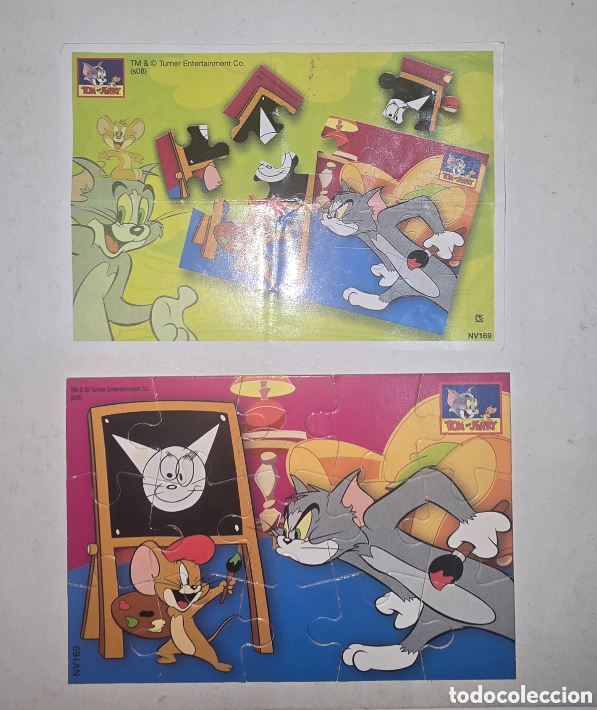 Figuras de Goma Kinder: Puzle kinder Ferrero antigua puzzle Tom y Jerry + bpz NV169 mu&ntilde;eco colecci&oacute;n premium