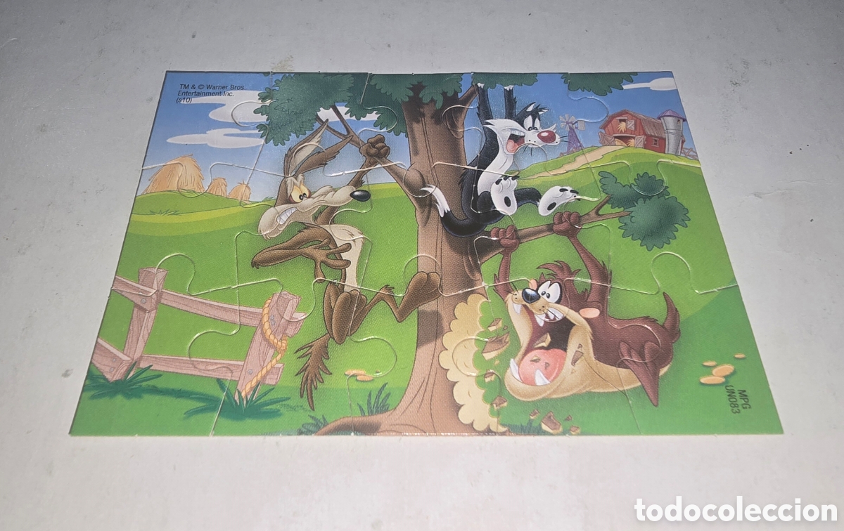 Figuras de Goma Kinder: Puzle kinder Ferrero antigua puzzle Looney Tunes UN083 colecci&oacute;n premium