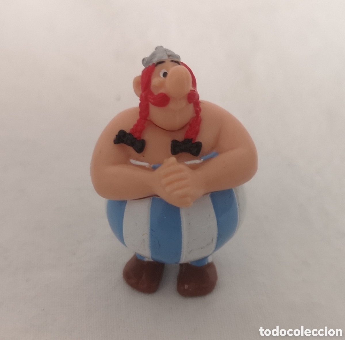 Figuras de goma y PVC: FIGURA OBELIX COLECCI&Oacute;N HUEVOS KINDER