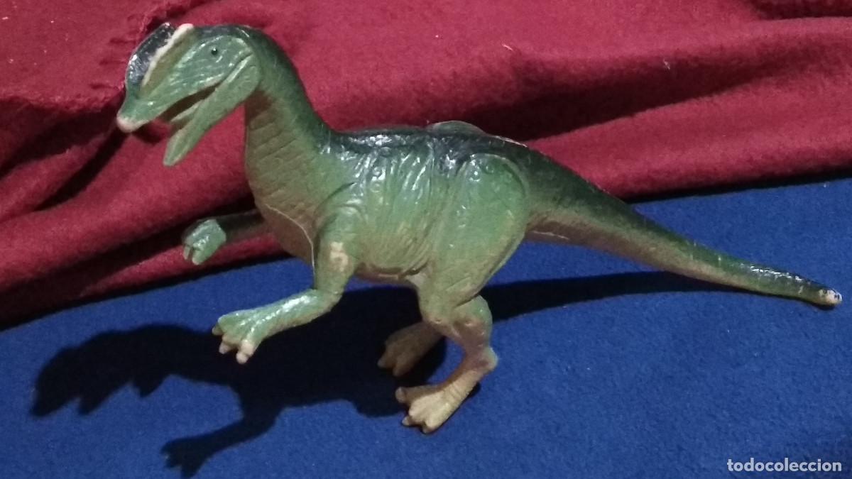 Figuras de goma y PVC: FIGURA DINOSAURIO DILOPHOSAURUS ( 1999 ) MIDE 18 X 8