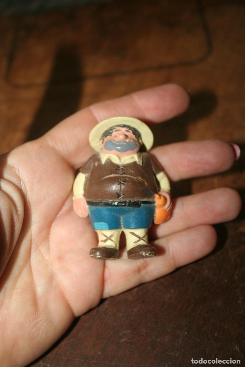 Figuras de goma y PVC: antiguo mu&ntilde;eco SANCHO QUIJOTE