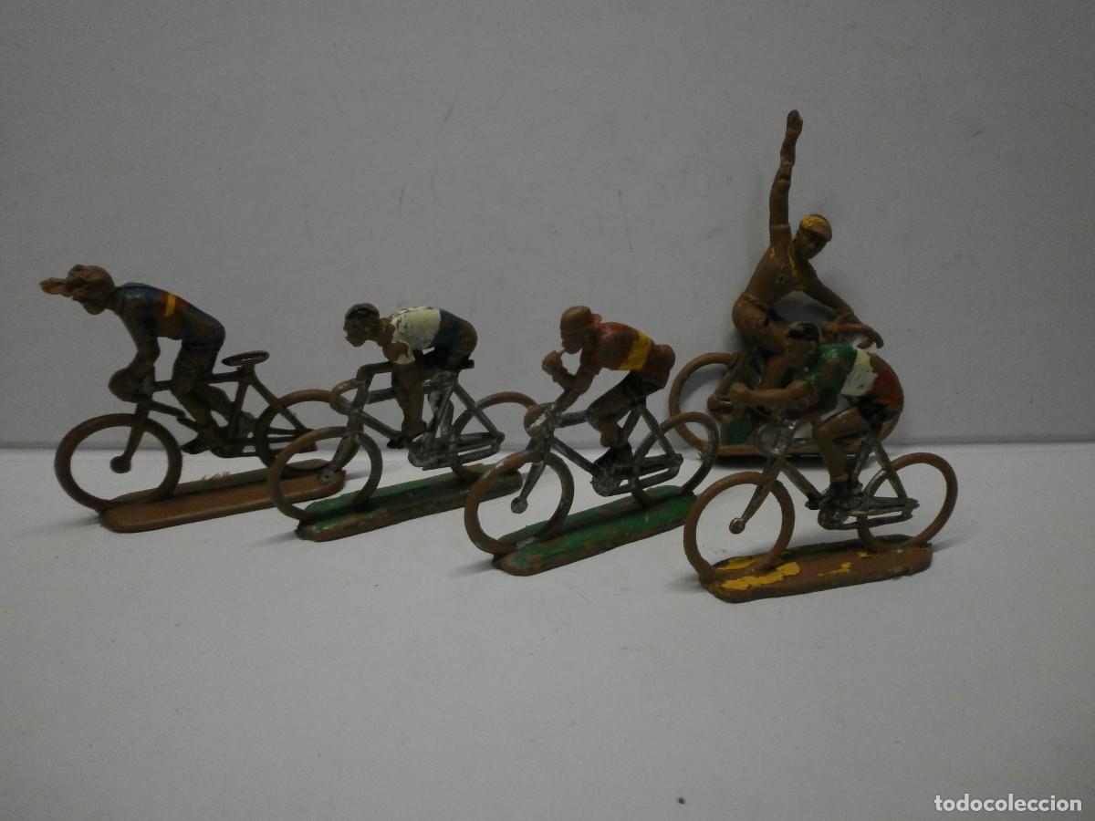 Figurines en Caoutchouc et PVC: lote de ciclistas sotorres
