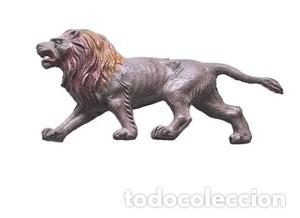 Figuras de goma y PVC: Le&oacute;n, goma, Lafredo Spain, original a&ntilde;os 50-60.