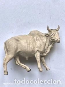 Figuras de goma y PVC: CEBU - BOVIDOS . REALIZADO POR JECSAN . ORIGINAL A&Ntilde;OS 50 EN GOMA