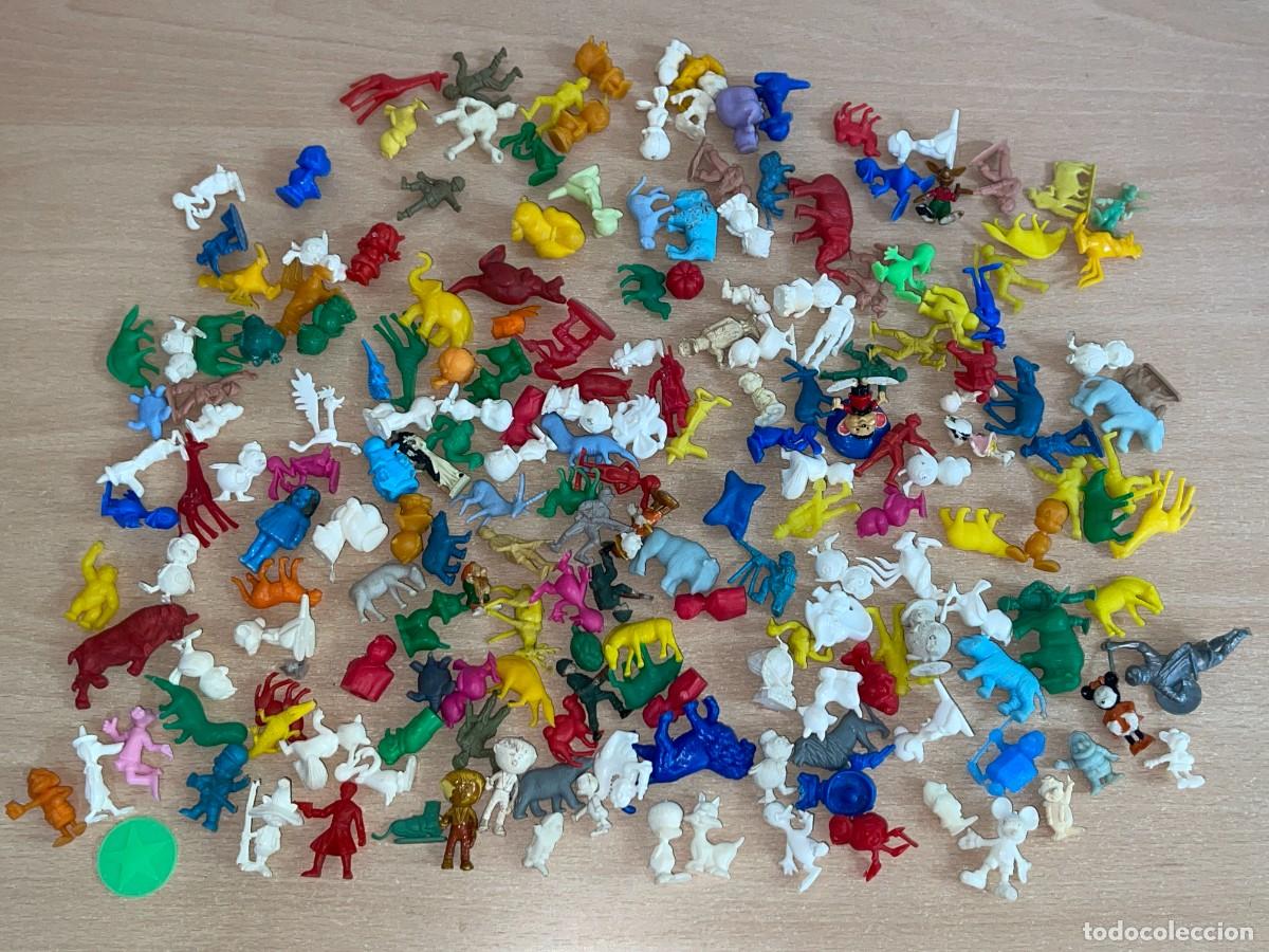 Figuras de goma y PVC: SUPER LOTE 200 Figuras Dunkin Mundi Toys animales soldados Disney Asterix Warner enanitos montaplex
