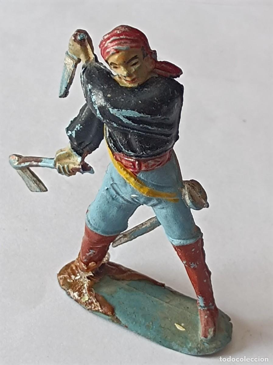 Figuras de goma y PVC: FIGURA DE GOMA PIRATA FABRICANTE PECH HERMANOS
