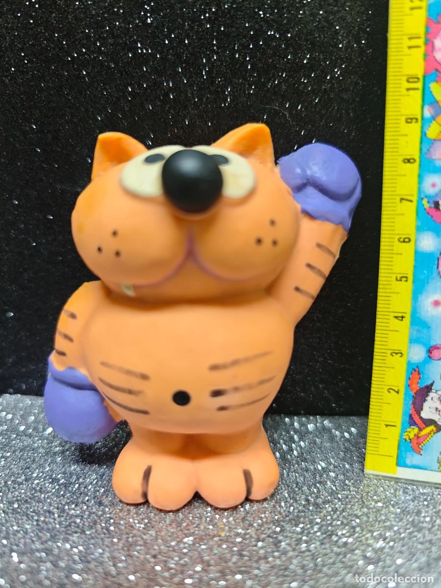 Figuras de goma y PVC: FIGURA DE GOMA CON PITO GATO ISIDORO A&Ntilde;OS 80 FABRICADO EN SPAIN