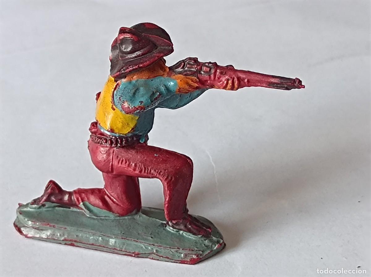 Figuras de goma y PVC: FIGURA DE GOMA SERIE OESTE VAQUERO COWBOY FABRICANTE PECH HERMANOS