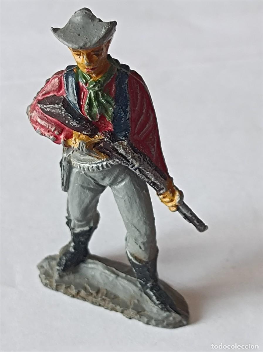Figuras de goma y PVC: FIGURA DE GOMA SERIE OESTE VAQUERO COWBOY FABRICANTE PECH HERMANOS