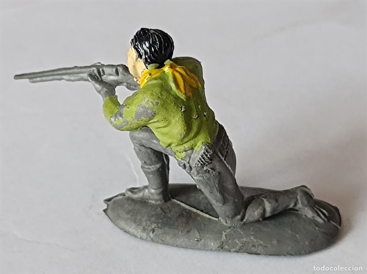 Figuras de goma y PVC: FIGURA DE GOMA SERIE OESTE VAQUERO COWBOY FABRICANTE PECH HERMANOS