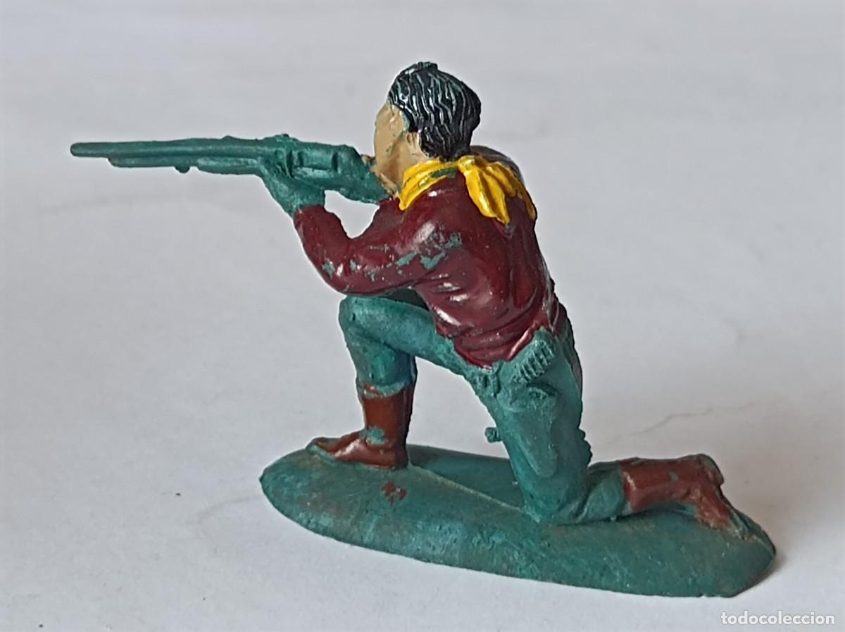 Figuras de goma y PVC: FIGURA DE GOMA SERIE OESTE VAQUERO COWBOY FABRICANTE PECH HERMANOS