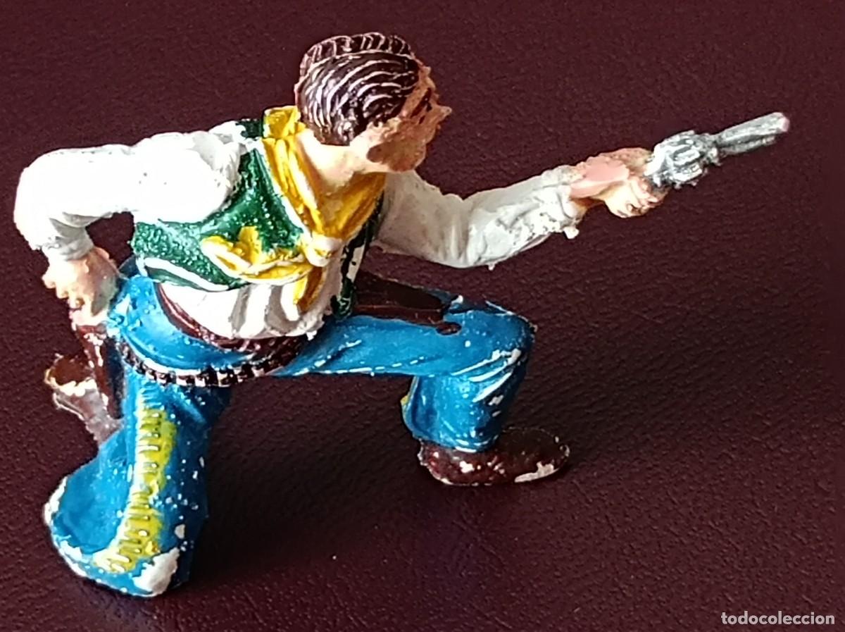 Figuras de goma y PVC: FIGURA DE GOMA SERIE OESTE VAQUERO COYBOY FABRICANTE JECSAN