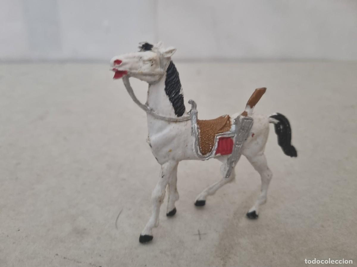 Figuras de goma y PVC: Lore de 3 caballos oeste cowboy - Foto 3