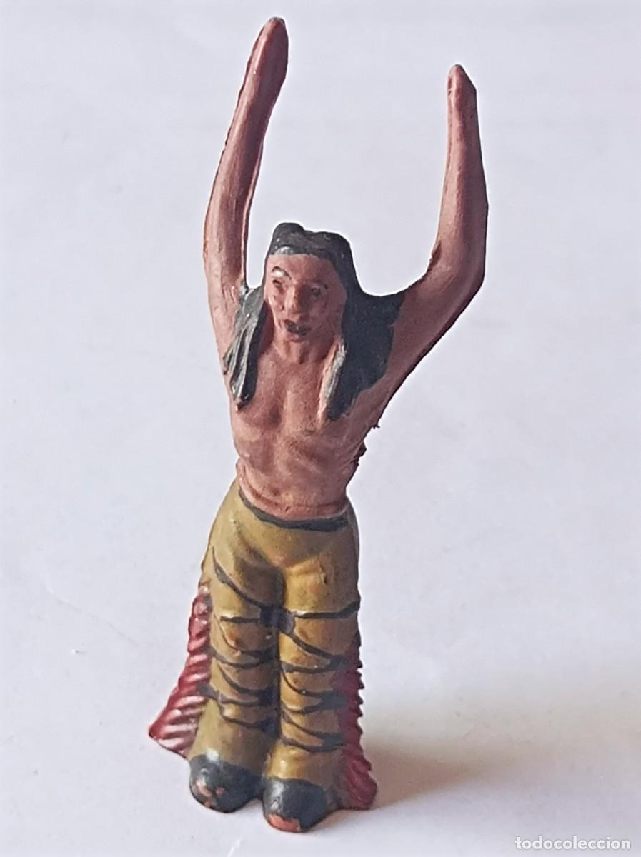 Figuras de goma y PVC: FIGURA DE GOMA SERIE OESTE INDIO PARA COLOCAR EN POSTE DE TORMENTO FABRICANTE REAMSA
