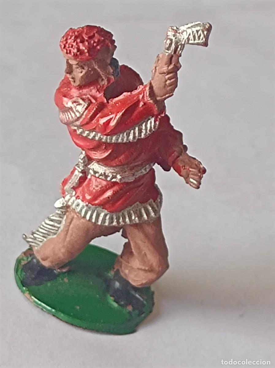 Figuras de goma y PVC: FIGURA DE GOMA SERIE OESTE VAQUERO TRAMPERO FABRICANTE LAFREDO