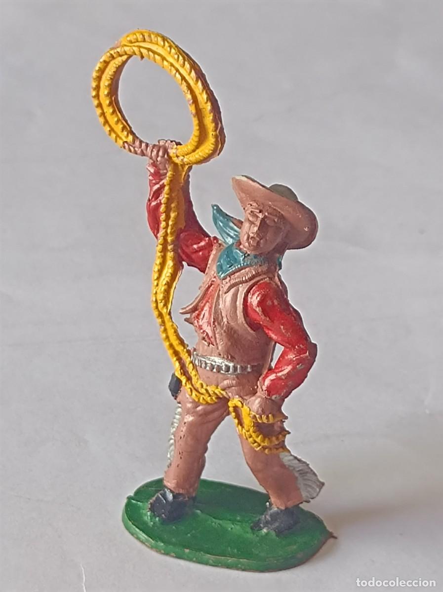Figuras de goma y PVC: FIGURA DE GOMA SERIE OESTE VAQUERO COWBOY FABRICANTE LAFREDO