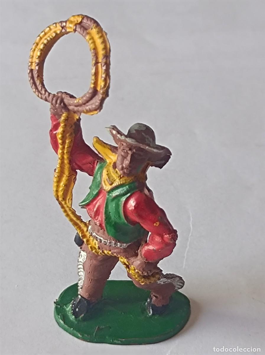 Figuras de goma y PVC: FIGURA DE GOMA SERIE OESTE VAQUERO COWBOY FABRICANTE LAFREDO