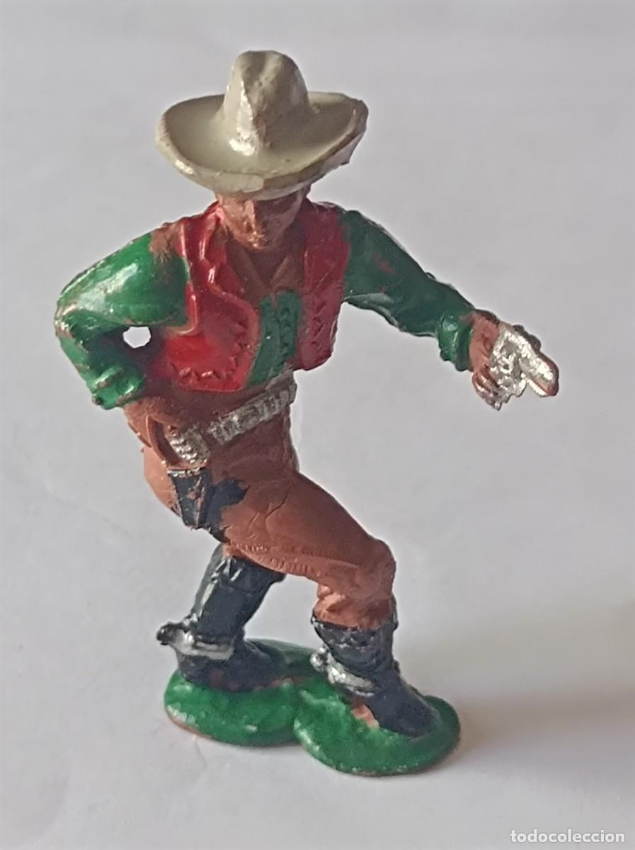 Figuras de goma y PVC: FIGURA DE GOMA SERIE OESTE VAQUERO COWBOY FABRICANTE LAFREDO