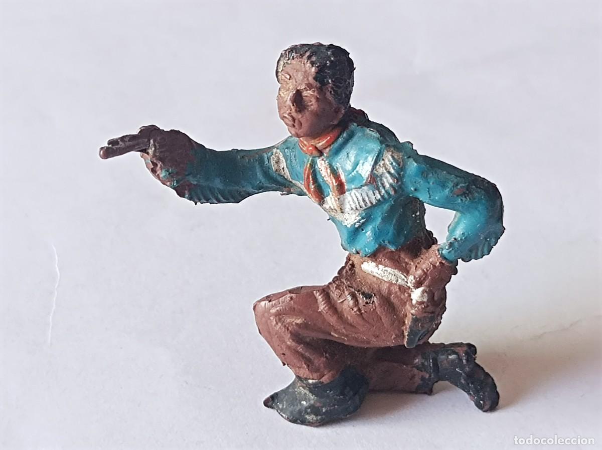 Figuras de goma y PVC: FIGURA DE GOMA SERIE OESTE VAQUERO COWBOY FABRICANTE LAFREDO