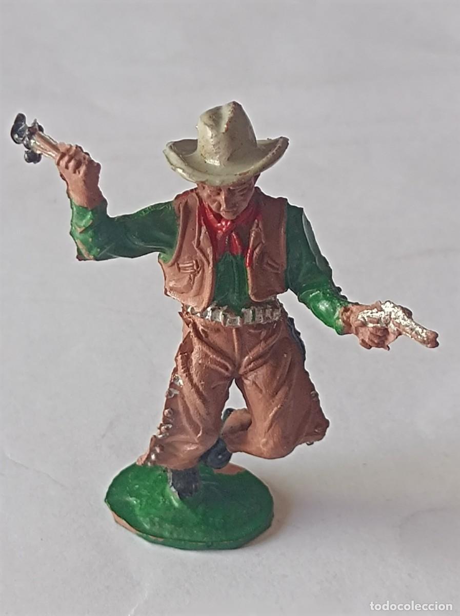 Figuras de goma y PVC: FIGURA DE GOMA SERIE OESTE VAQUERO COWBOY FABRICANTE LAFREDO