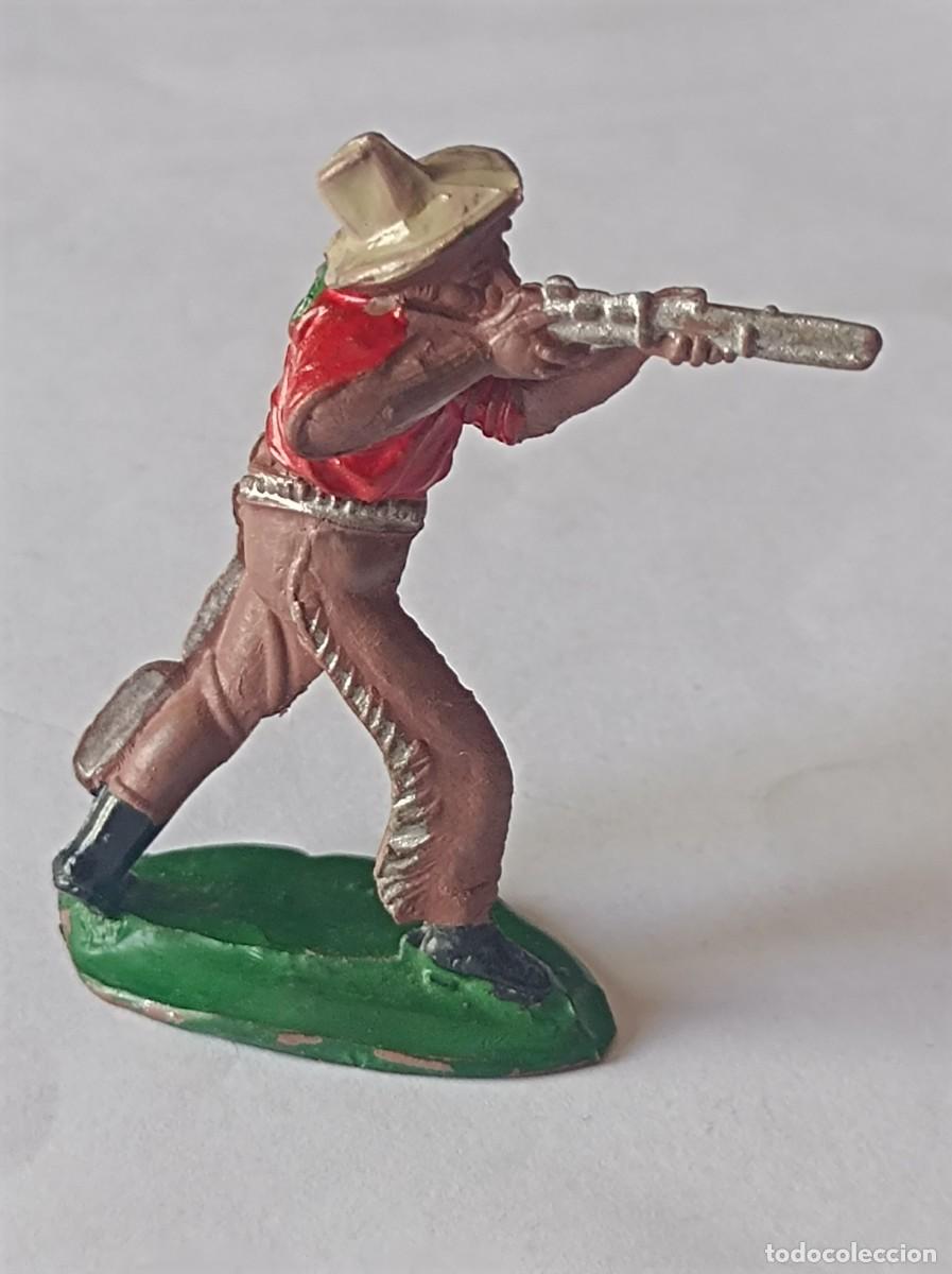 Figuras de goma y PVC: FIGURA DE GOMA SERIE OESTE VAQUERO COWBOY FABRICANTE LAFREDO