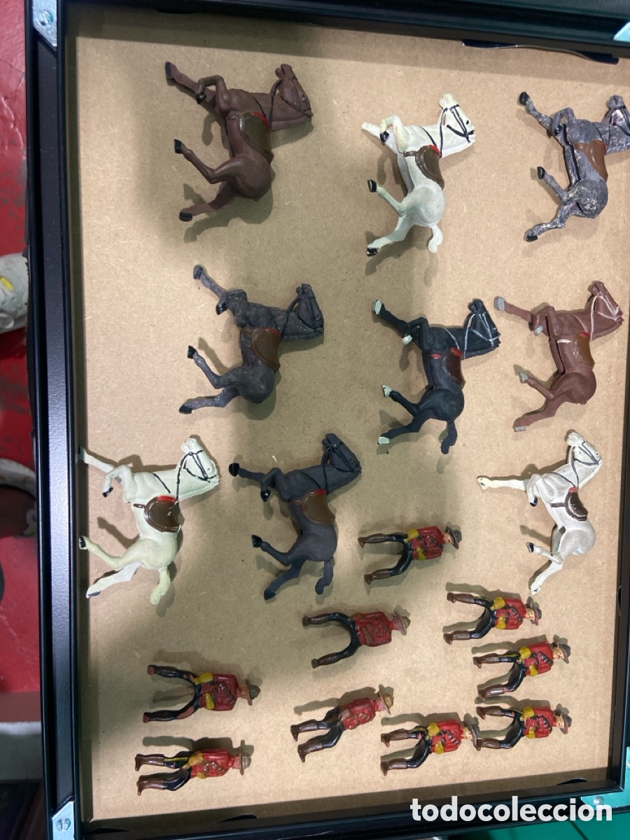 Figuras de Borracha e PVC: Figura y caballos. Reamsa, Peach, Estereoplast