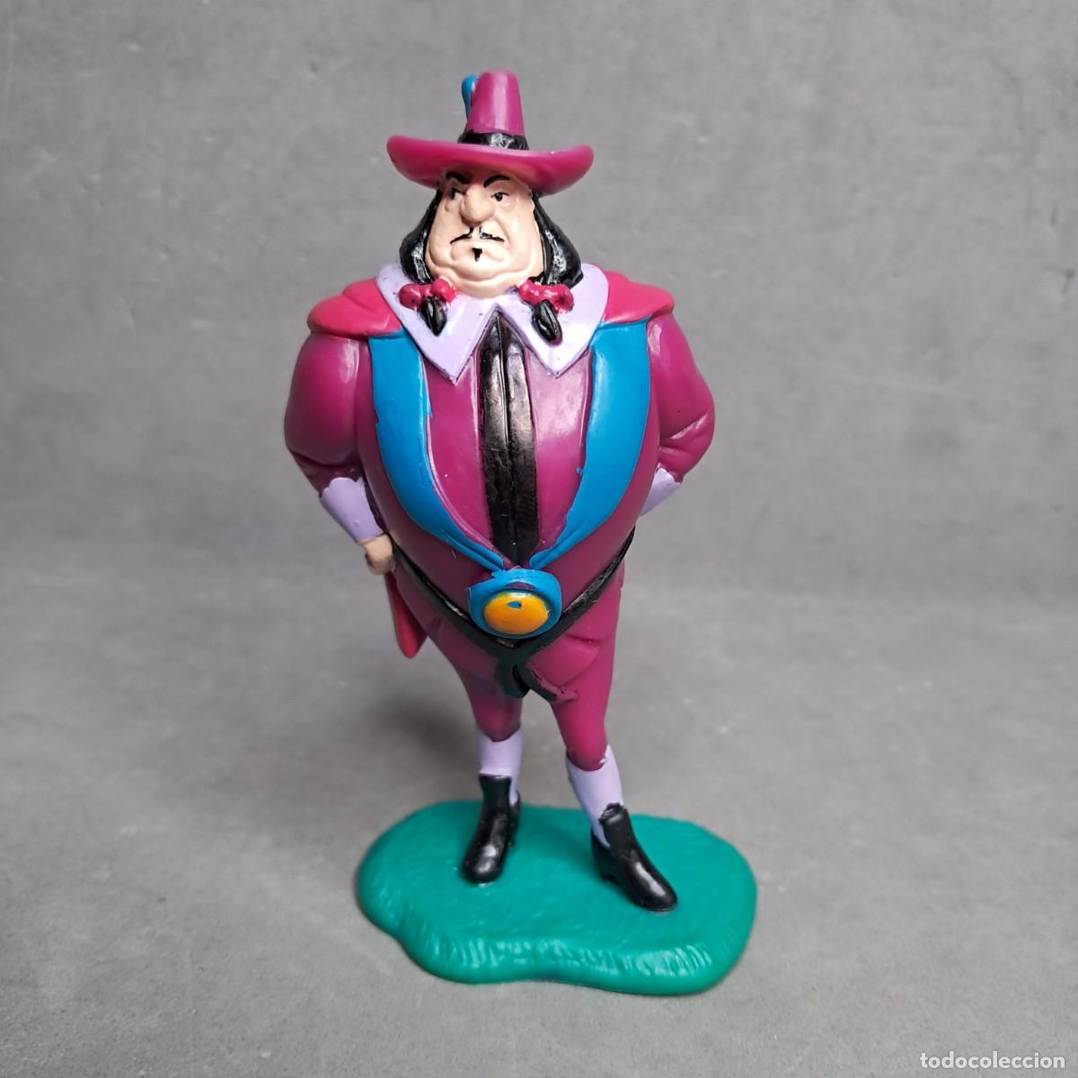 Figuras de goma y PVC: Antigua figura del Governador Ratcliffe de la pel&iacute;cula Pocahontas de Disney. Fabricada por Applause