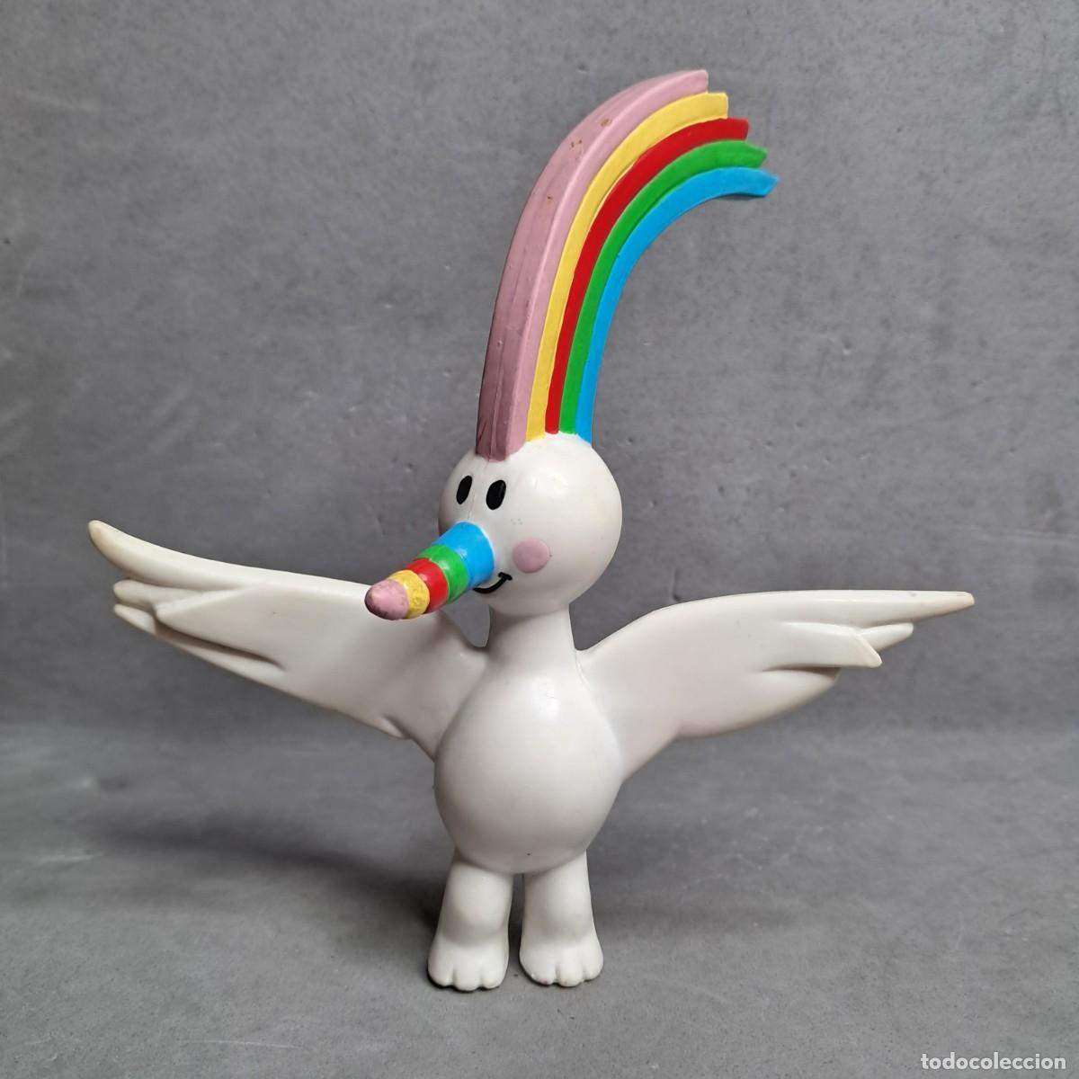 Figuras de goma y PVC: Antigua figura de CURRO, la mascota de la EXPO 92, Sevilla. Figura flexible.