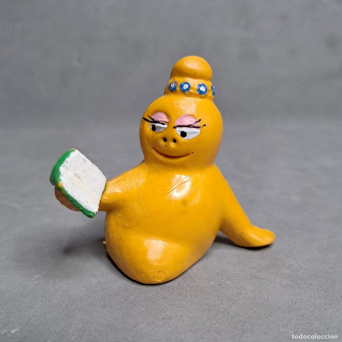 Figuras de goma y PVC: Antigua figura Barbalib, hija de Barbapap&aacute; y Barbamam&aacute;, fabricada por EURA SPAIN, a&ntilde;os 80