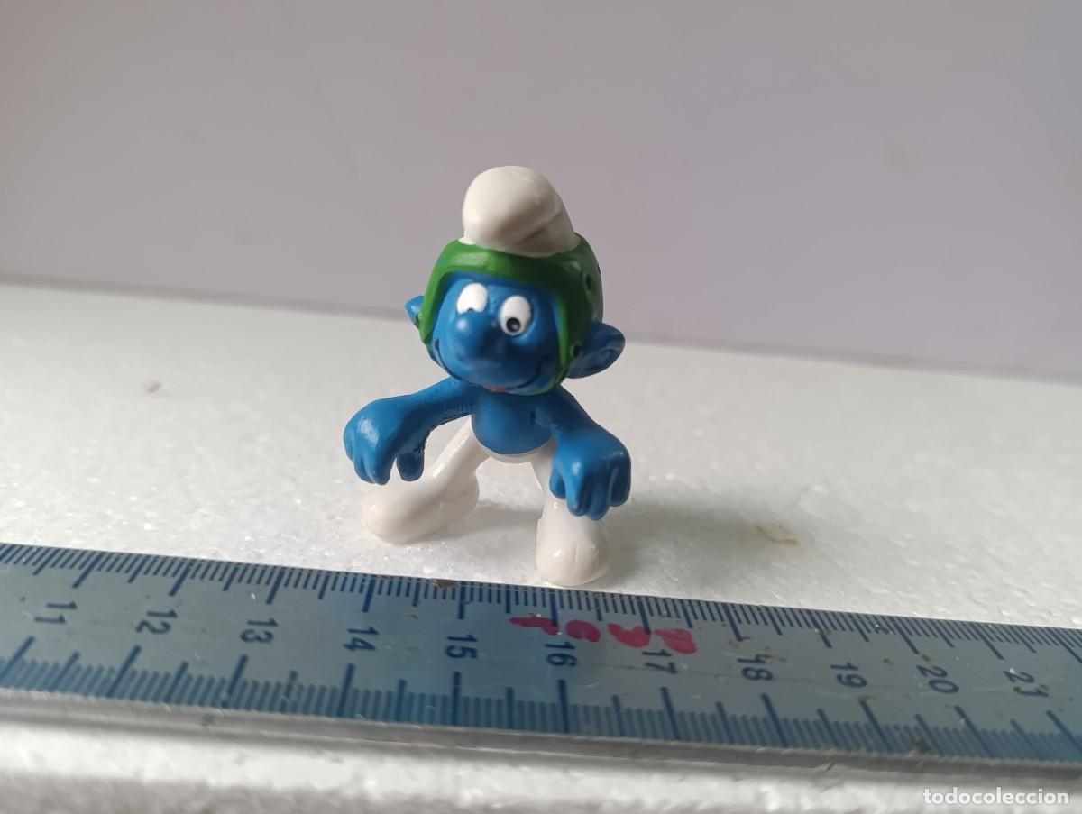 Figurines en Caoutchouc et PVC: FIGURA DE PVC - PITUFO PILOTO - PEYO - ( ) - MU&Ntilde;ECO